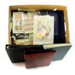 A large quantity of stamp albums and loose stamps.