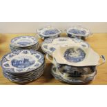 A quantity of Johnson Bros. "Old Britain Castles" dinner china.