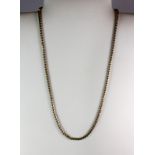 A 9ct yellow gold (stamped 9ct) chain (approx. 16.3gr) Est. £200-240.