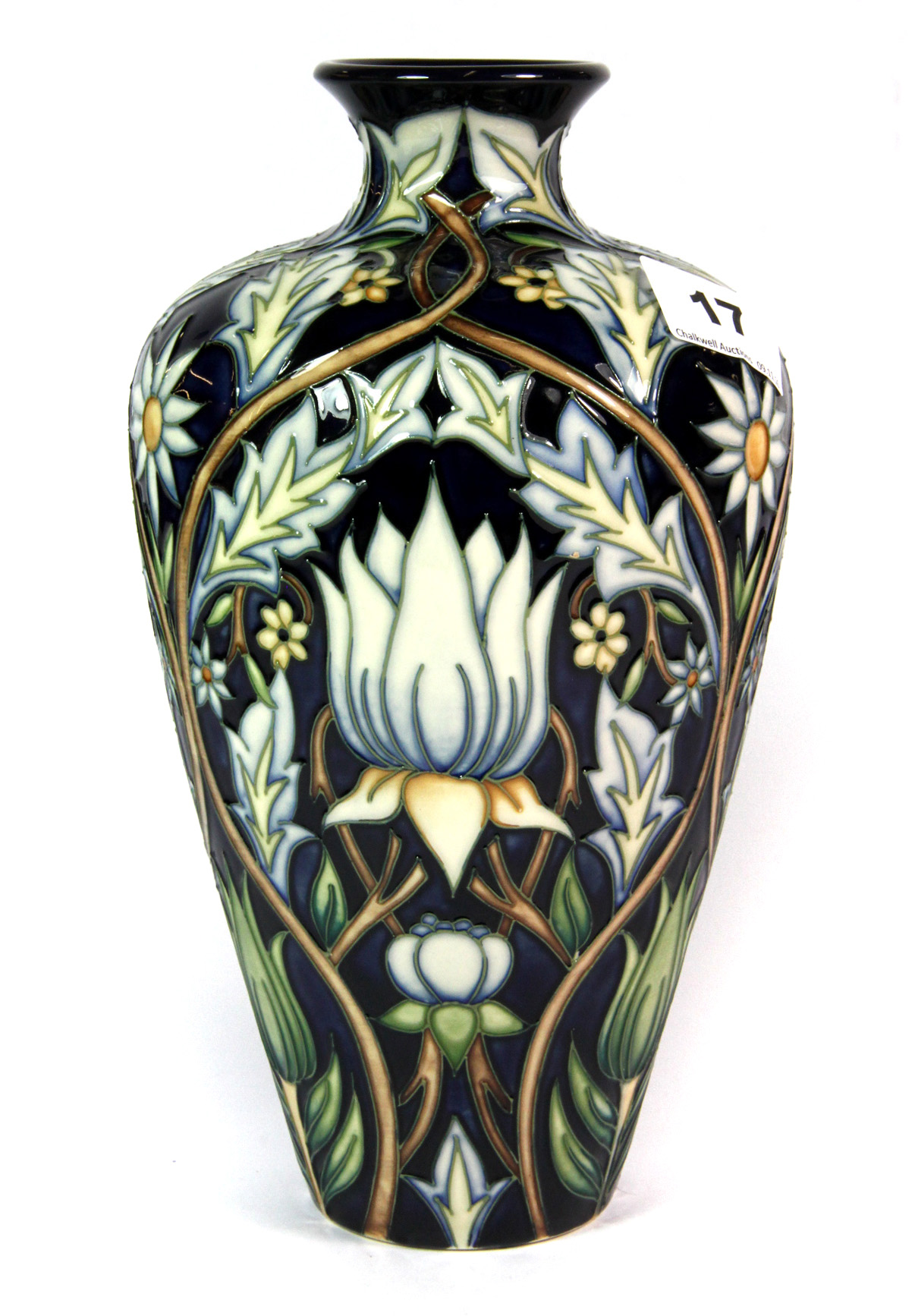 A Moorcroft pottery "Tribute to William Morris" vase, H. 24cm. - Image 2 of 4