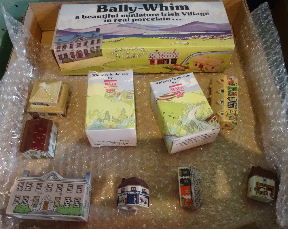 A Wade Whimsies 'Bally-Whim' boxed miniature Irish village,