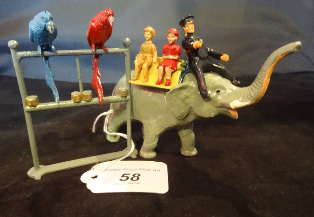 A boxed Taylor & Barrett, no. 13 Zoo Series Elephant Ride, pre-war issue.