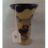 A Moorcroft pedestal vase with flared rim, decorated in the Eventide Winter pattern,