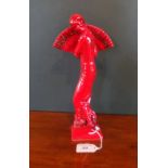 A Peggy Davies Ruby Fusion ceramic figurine,