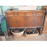 A 1920's/30's oak sideboard,