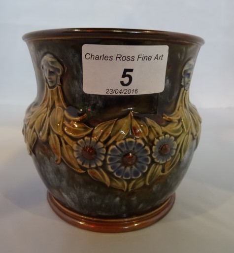 A Royal Doulton earthenware vase,