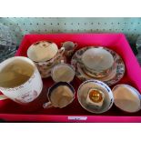 A mixed quantity of ceramics, to include: a 1953 coronation presentation tankard,