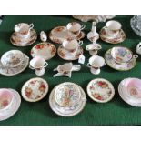 A quantity of Royal Albert Old Country Roses teawares, to include: a breakfast set, spill vases,