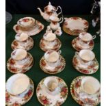 A Royal Albert Old Country Roses part-tea service,