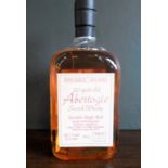 A bottle of Aberlogie Speyside Single Malt Scotch Whisky, aged 20 years, bottle no.