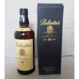 A bottle of Ballantine's Very Old Scotch Whisky, aged 21 years, in original box, 70cl, 43% vol.