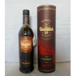 A bottle of Glenfiddich Havana Reserve Pure Single Malt Scotch Whisky, aged 21 years,