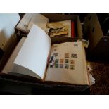 Two boxes containing a large quantity of stamps, the majority used, GB and all world.