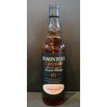 A bottle of Tomintoul Speyside Single Malt Scotch Whisky, aged 10 years, 70cl, 40% vol.