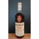 A bottle of Mackinlay's Old Scotch Whisky, 1970's bottling, 75.7cl, 70% proof.