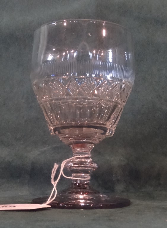 An early 19th century cut glass rummer, - Image 8 of 10