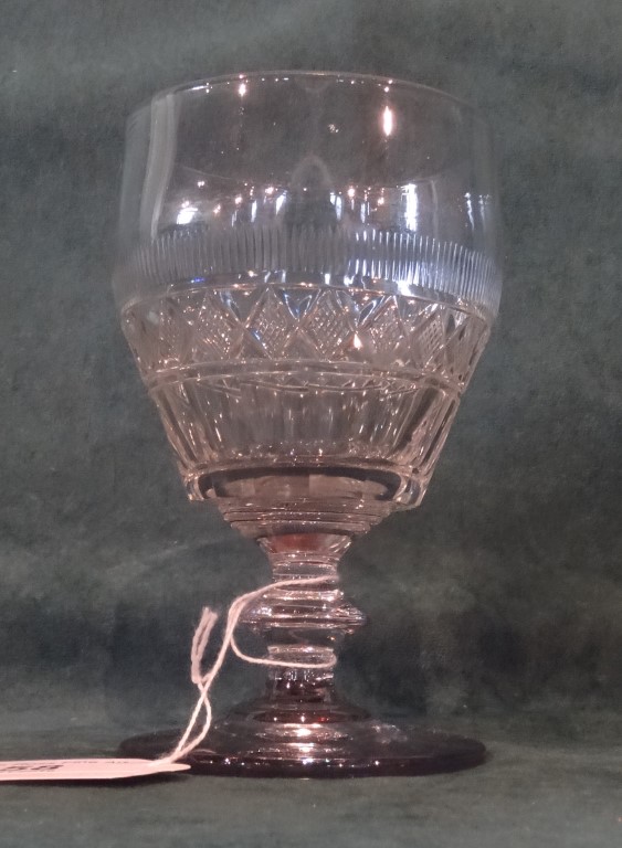 An early 19th century cut glass rummer, - Image 7 of 10