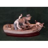 A Lladro 5215 'Fishing With Gramps',