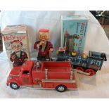 A mid-20th century Tonka Toys American Fire Truck (43cm long),