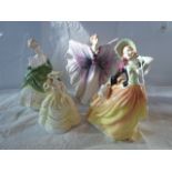 Three Royal Doulton figurines, to include: Isadora (HN2938),