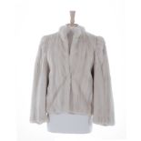 Neiman-Marcus white mink jacket approx. medium size, L23"