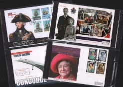 GB First Day Cover Collection. 21 recent first day covers including 2008 250th Anniversary of