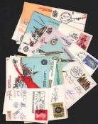 Air Displays RAF cover collection. Nine Display Team signed covers from the Air Displays RAF