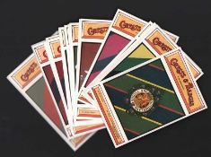 Crests and Badges of the Armed Forces postcard collection. Approximately 200 postcards from the