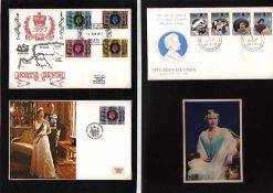 Royalty Postcards and Covers Collection. Approximately 80 British Royalty themed postcards, first