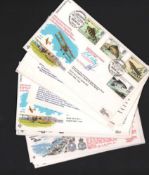 RAF First Day Cover collection. 27 covers from the RFDC RAF Museum series. All signed varieties.
