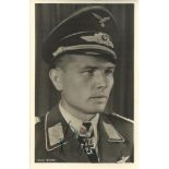 Oberst Gustav Rˆdel KC OL signed 6 x 4 wartime Hoffman portrait photo. (born 24 October 1915 in