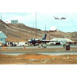 Falklands War: 8x12 inch photo of Vulcan bomber at Ascension Island in 1982 being prepared for its