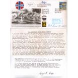 Squadron Leader Peter R. Mcgregor BOB. Royal Navy†First Day Cover commemorating the 50th Anniversary