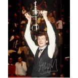 Snooker legend Steve Davis signed colour 8x10 photograph. Silver signature. Good condition. All