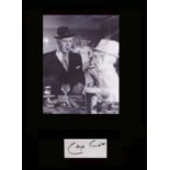 Minder - George Cole. Signature mounted with picture as ëArthur Daley.í Professionally mounted in