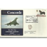 Concorde The Bell Inn Charter Flight dated 19th September 1978Good condition. All signed items