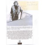 Flt Lt Joseph Guillaume Laurent Robillard DFM RCAF Signature of WW2 RAF fighter ace ace with 7