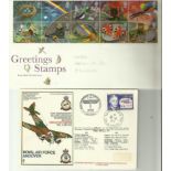 GB FDC collection in half size album. 60+ covers. Mainly 1980/90s nice selection of postmarks,