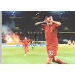 Jonjo Shelvey autographed high quality 16x12 inches colour photograph. Nice photo of him in his