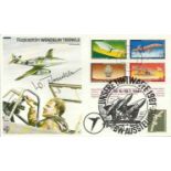 Wendelin Trenkle signed Wendelin Trenkle 1980 Test Pilot series cover with German postmark FDC.