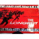 The Longest  Day: 28x36 inch poster from the movie 'The Longest  Day' with pen pictures of each