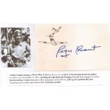 Captain Arthur Roger Conant USMC Signature on card of ace with 6 victories.††Good condition. All