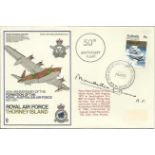 Mountbatten of Burma signed cover. RAF SC35 Thorney Island cover flown from Sydney to Lord Howe