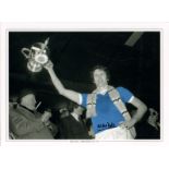 Mike Doyle autographed high quality 16x12 inches colour photograph. (1946 - 2011) Former Manchester