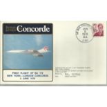 Concorde New York-London First Flight of BA 172 dated 2nd June 1978Good condition. All signed