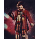 Dr Who. Tom Baker. 10 x8  picture in character as ëDr Who.í Excellent. Good condition. All signed