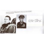 Major General William E. Bryan USAF Signature of WWII Mustang ace with 8 victories.Good condition.