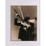 Sir Paul McCartney autographed large photo 1. Beautiful 9 x 12 inch sepia photograph of Paul