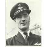 Flying Officer Desmond Sheen signed b/w photo Flight Officer Desmond F.B.Sheen of No 72 Squadron an