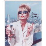 Absolutely Fabulous - Joanna Lumley. 10x8 picture in character as ëPatsy.í Excellent. Good